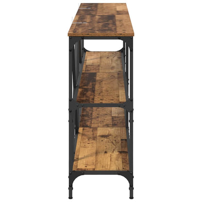 vidaXL Console Table Old Wood 180 x 30 x 75 cm Engineered Wood