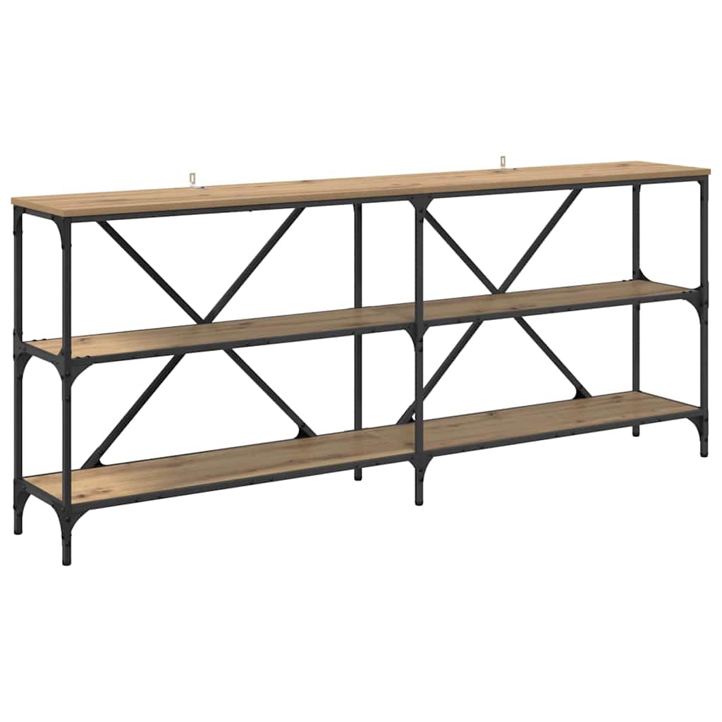 vidaXL Console Table Artisan Oak 180 x 30 x 75 cm Engineered Wood
