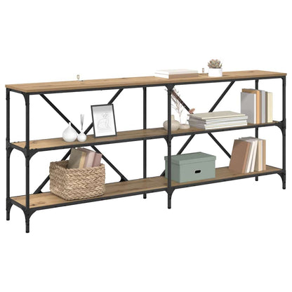 vidaXL Console Table Artisan Oak 180 x 30 x 75 cm Engineered Wood