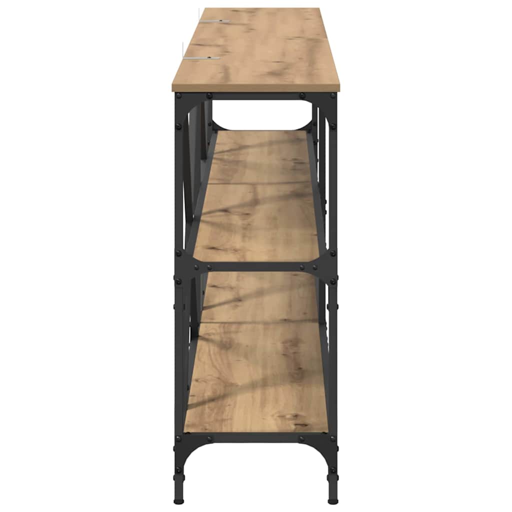 vidaXL Console Table Artisan Oak 180 x 30 x 75 cm Engineered Wood