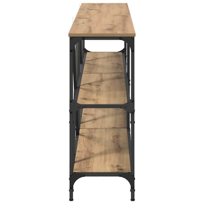 vidaXL Console Table Artisan Oak 180 x 30 x 75 cm Engineered Wood