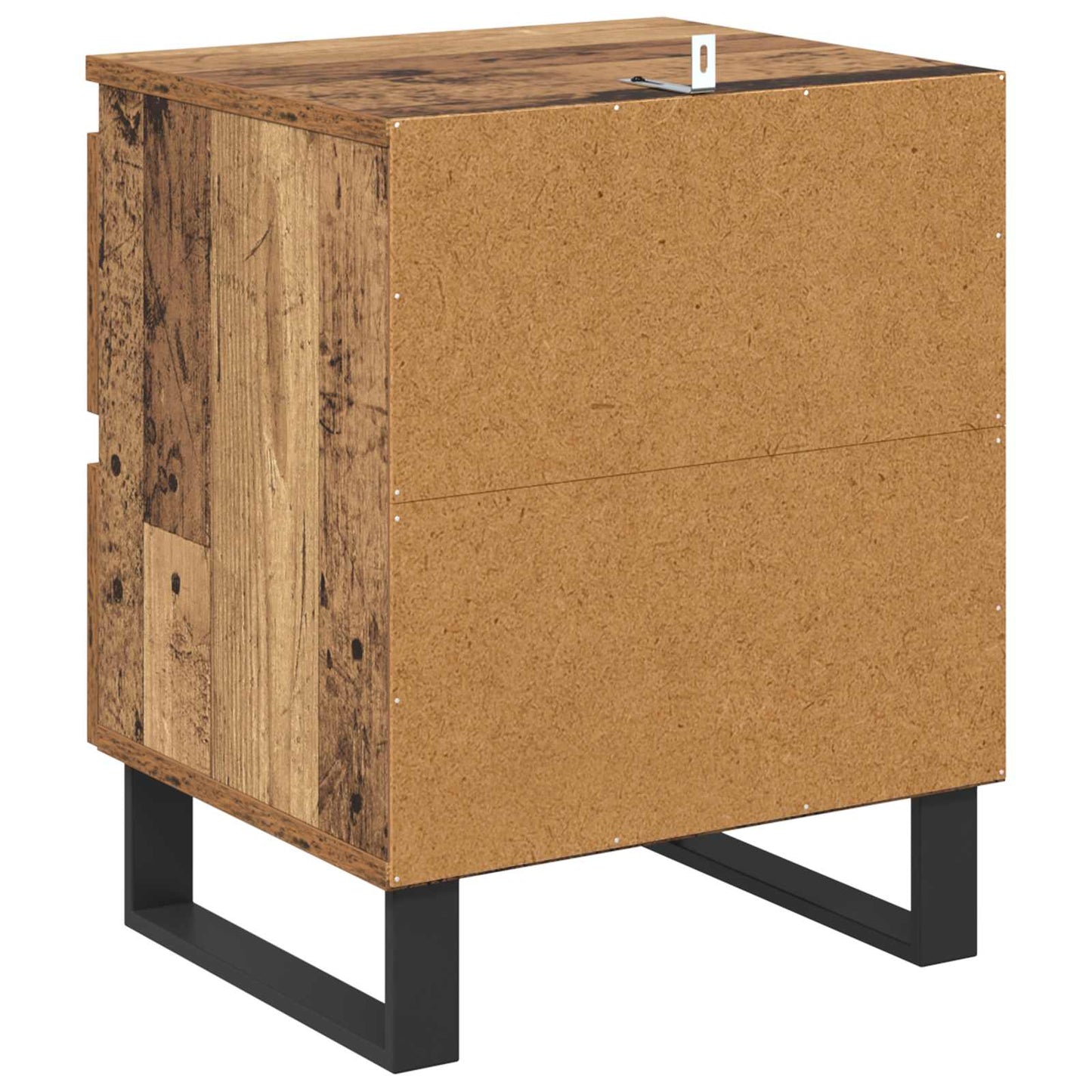 vidaXL Bedside Cabinet 2 pcs Old Wood 40 x 35 x 50 cm Engineered Wood