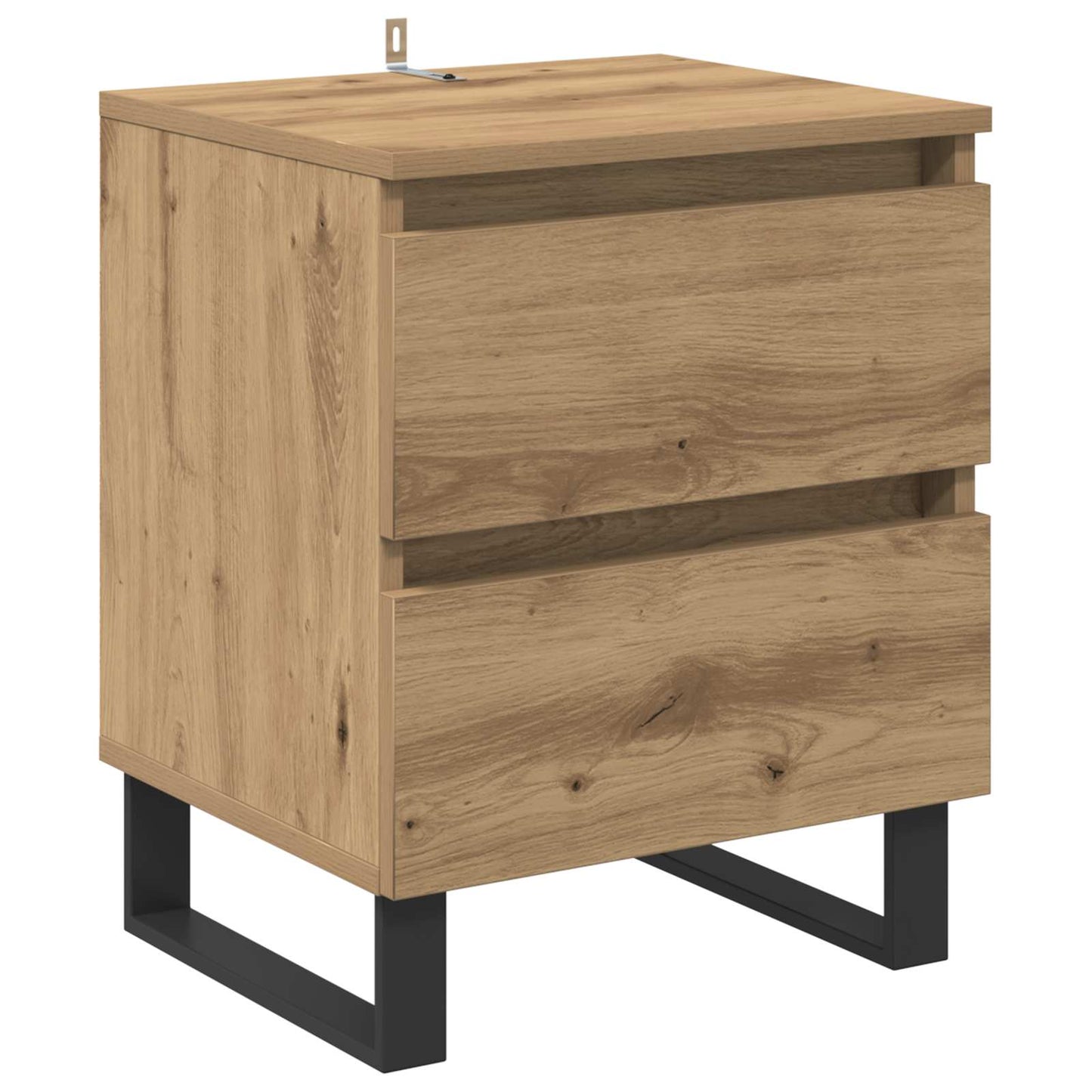 vidaXL Bedside Cabinet Artisan Oak 40 x 35 x 50 cm Engineered Wood