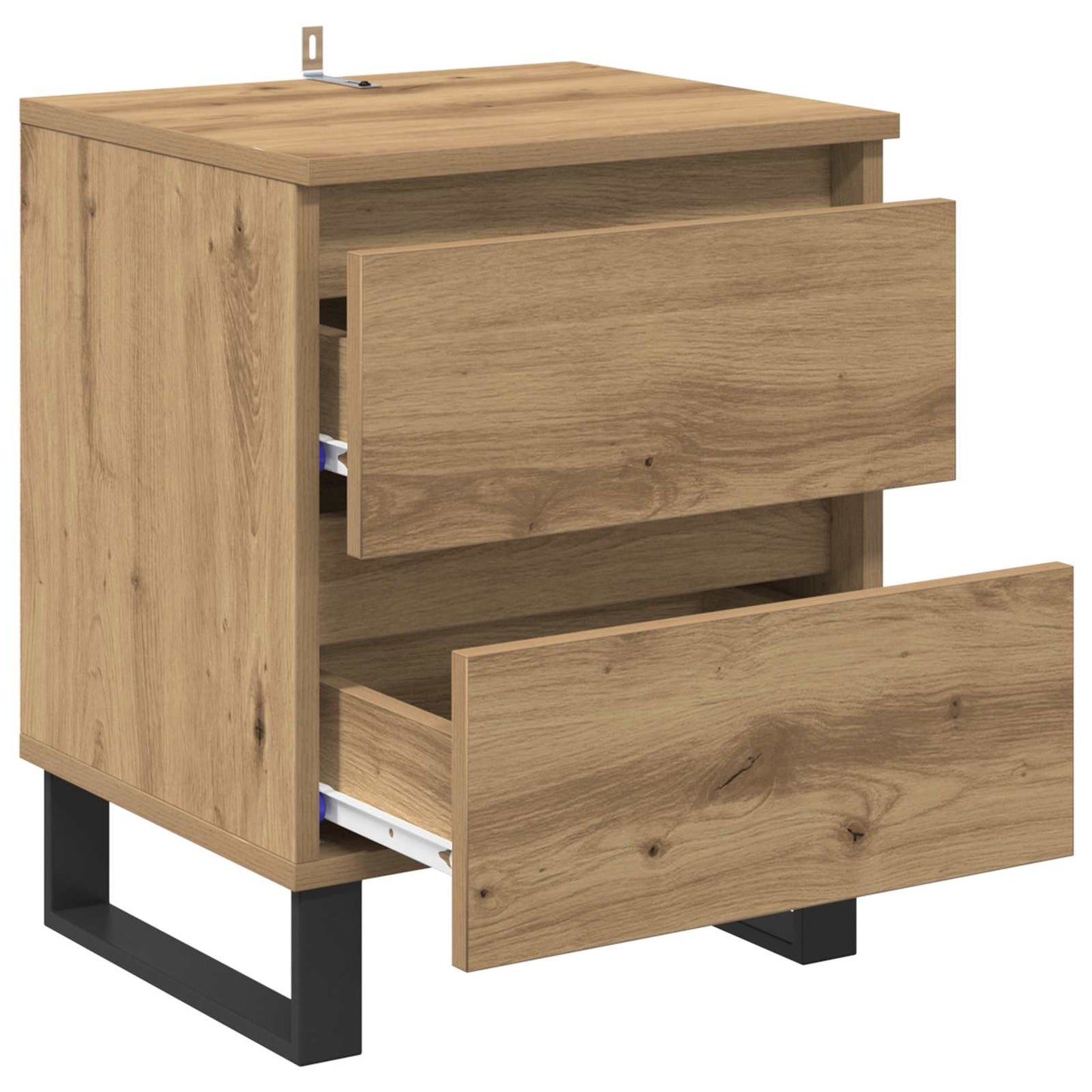 vidaXL Bedside Cabinet Artisan Oak 40 x 35 x 50 cm Engineered Wood