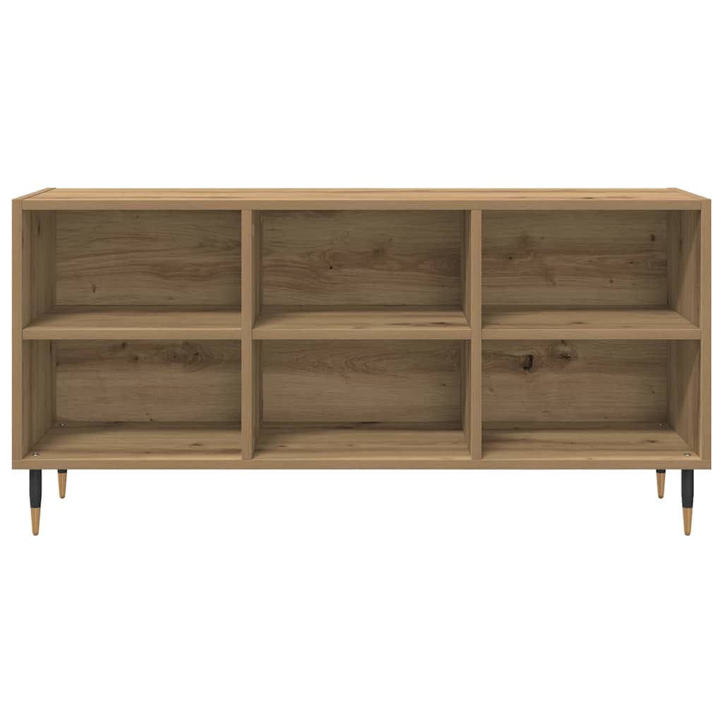 vidaXL TV Cabinet 103.5 x 30 x 50 cm Artisan Oak Engineered Wood
