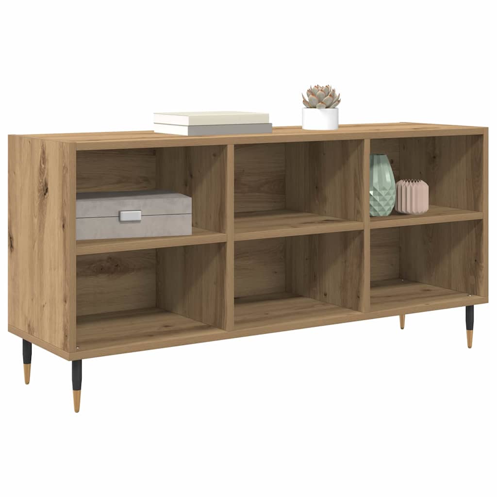 vidaXL TV Cabinet 103.5 x 30 x 50 cm Artisan Oak Engineered Wood