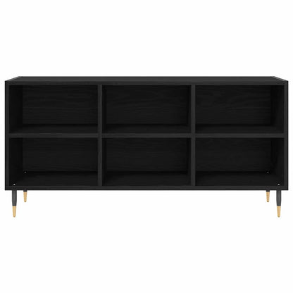 vidaXL TV Cabinet Black Oak 103.5 x 30 x 50 cm Engineered Wood