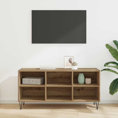 vidaXL TV Cabinet 103.5 x 30 x 50 cm Artisan Oak Engineered Wood