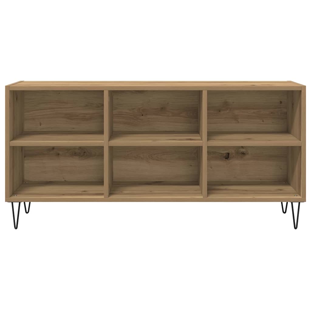 vidaXL TV Cabinet 103.5 x 30 x 50 cm Artisan Oak Engineered Wood
