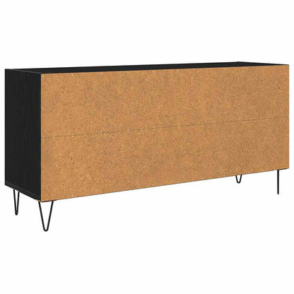 vidaXL TV Cabinet Black Oak 103.5 x 30 x 50 cm Engineered Wood