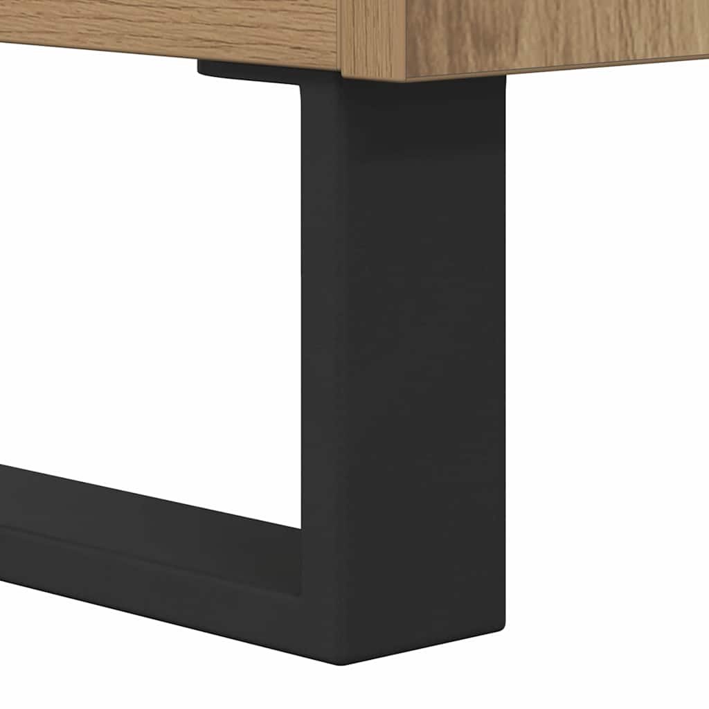 vidaXL TV Cabinet 103.5 x 30 x 50 cm Artisan Oak Engineered Wood