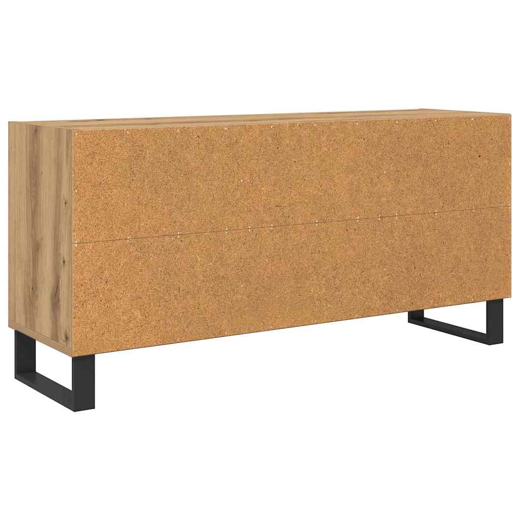 vidaXL TV Cabinet 103.5 x 30 x 50 cm Artisan Oak Engineered Wood