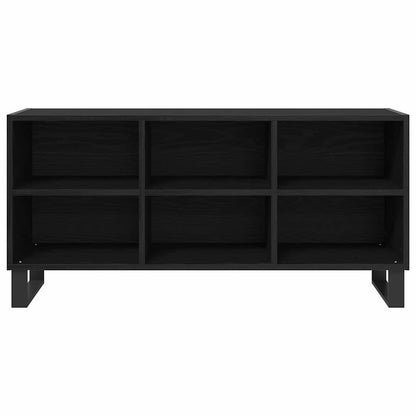 vidaXL TV Cabinet Black Oak 103.5 x 30 x 50 cm Engineered Wood