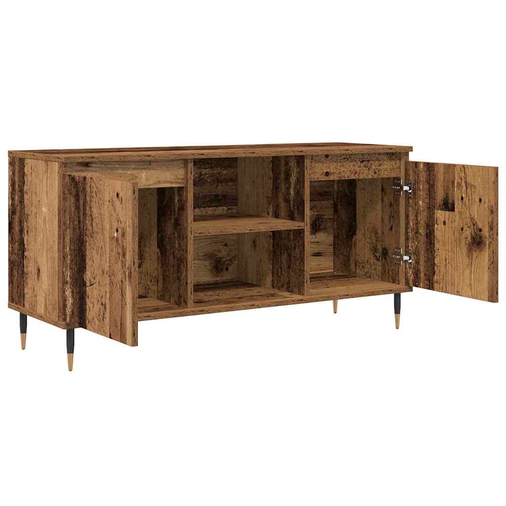 vidaXL TV Cabinet Old Wood 104 x 35 x 50 cm Engineered Wood
