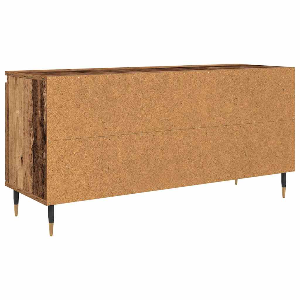 vidaXL TV Cabinet Old Wood 104 x 35 x 50 cm Engineered Wood