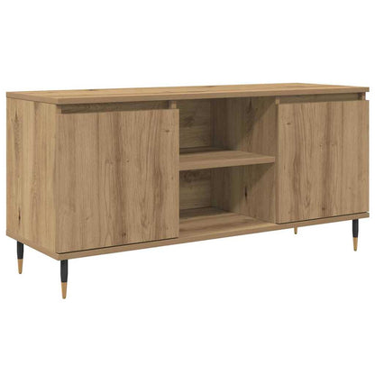 vidaXL TV Cabinet 104 x 35 x 50 cm Artisan Oak Engineered Wood