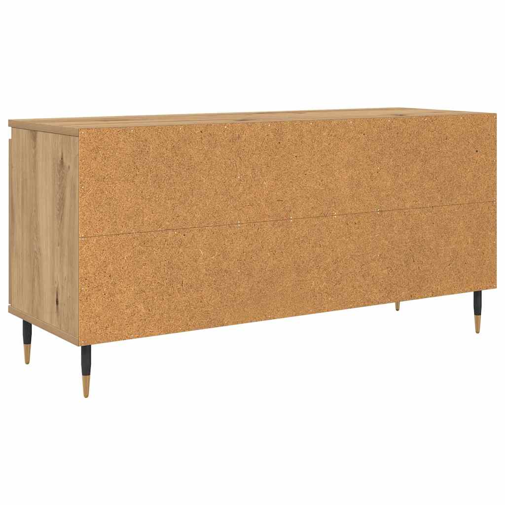 vidaXL TV Cabinet 104 x 35 x 50 cm Artisan Oak Engineered Wood