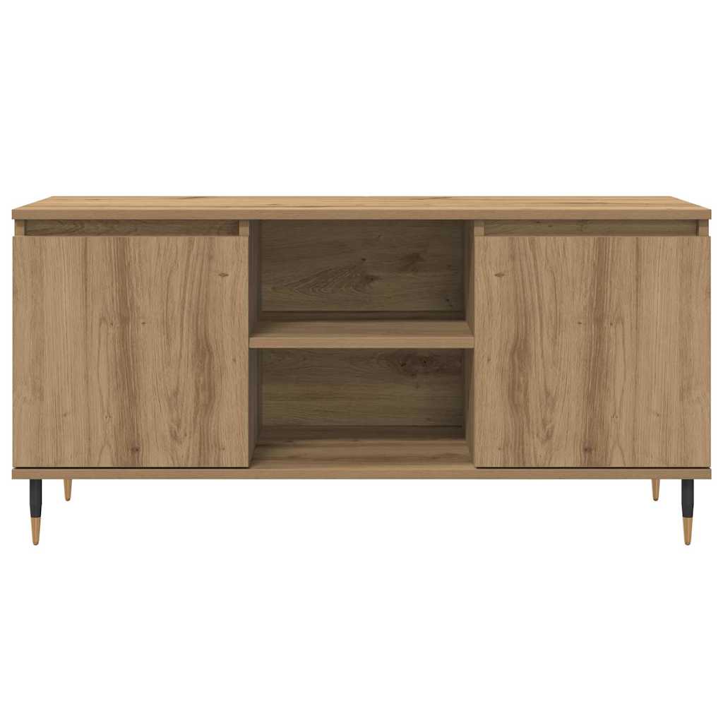 vidaXL TV Cabinet 104 x 35 x 50 cm Artisan Oak Engineered Wood