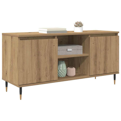 vidaXL TV Cabinet 104 x 35 x 50 cm Artisan Oak Engineered Wood