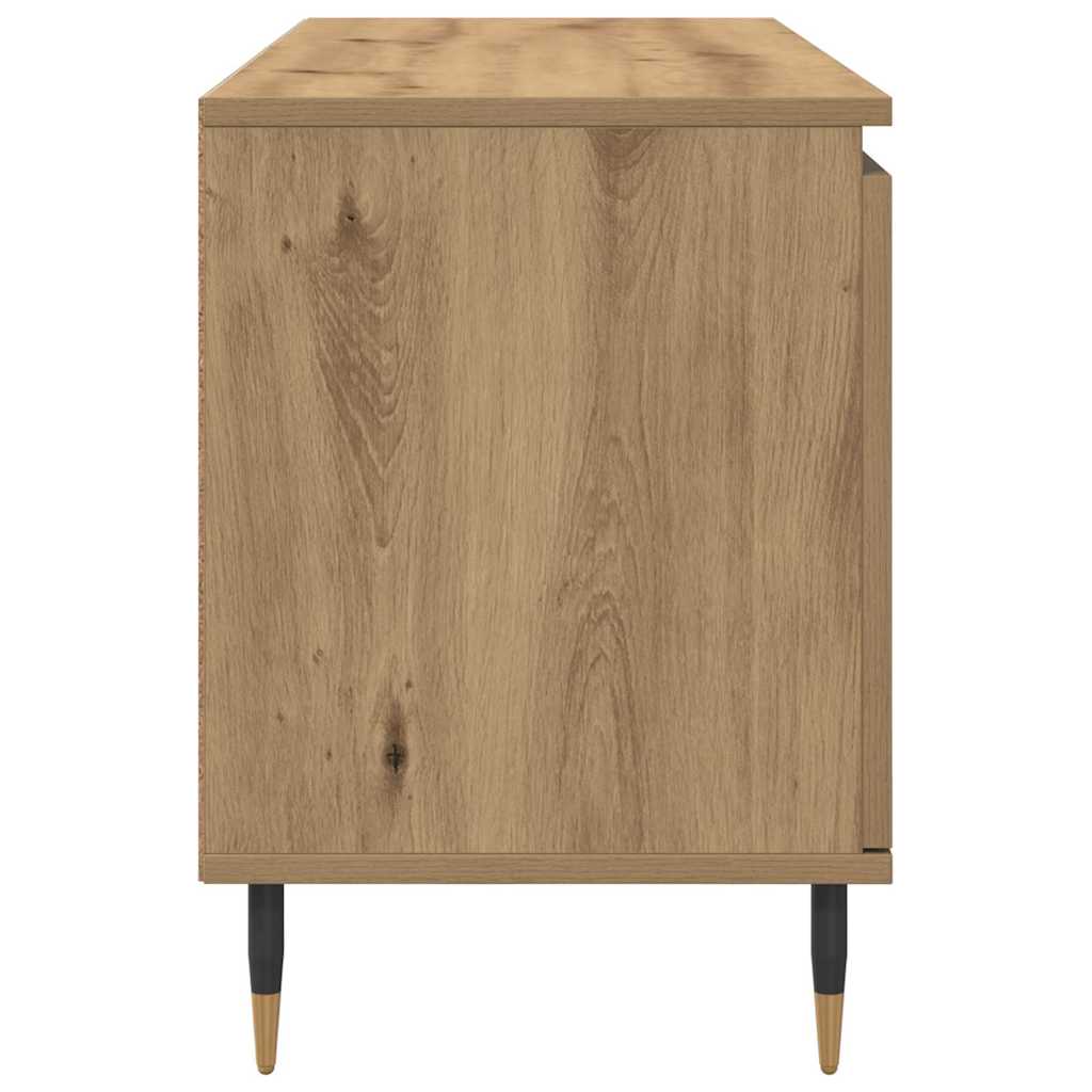 vidaXL TV Cabinet 104 x 35 x 50 cm Artisan Oak Engineered Wood
