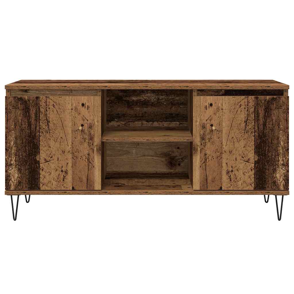 vidaXL TV Cabinet Old Wood 104 x 35 x 50 cm Engineered Wood