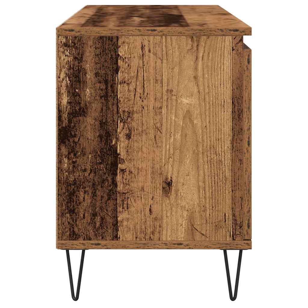 vidaXL TV Cabinet Old Wood 104 x 35 x 50 cm Engineered Wood