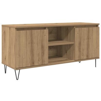 vidaXL TV Cabinet 104 x 35 x 50 cm Artisan Oak Engineered Wood