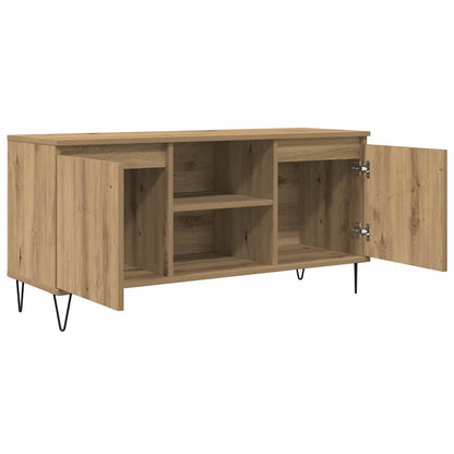 vidaXL TV Cabinet 104 x 35 x 50 cm Artisan Oak Engineered Wood