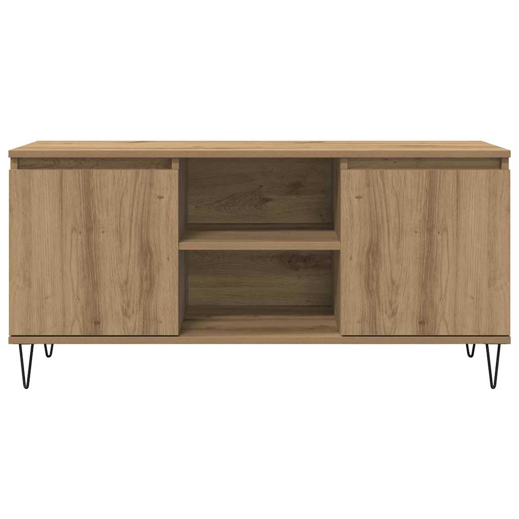 vidaXL TV Cabinet 104 x 35 x 50 cm Artisan Oak Engineered Wood