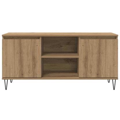 vidaXL TV Cabinet 104 x 35 x 50 cm Artisan Oak Engineered Wood