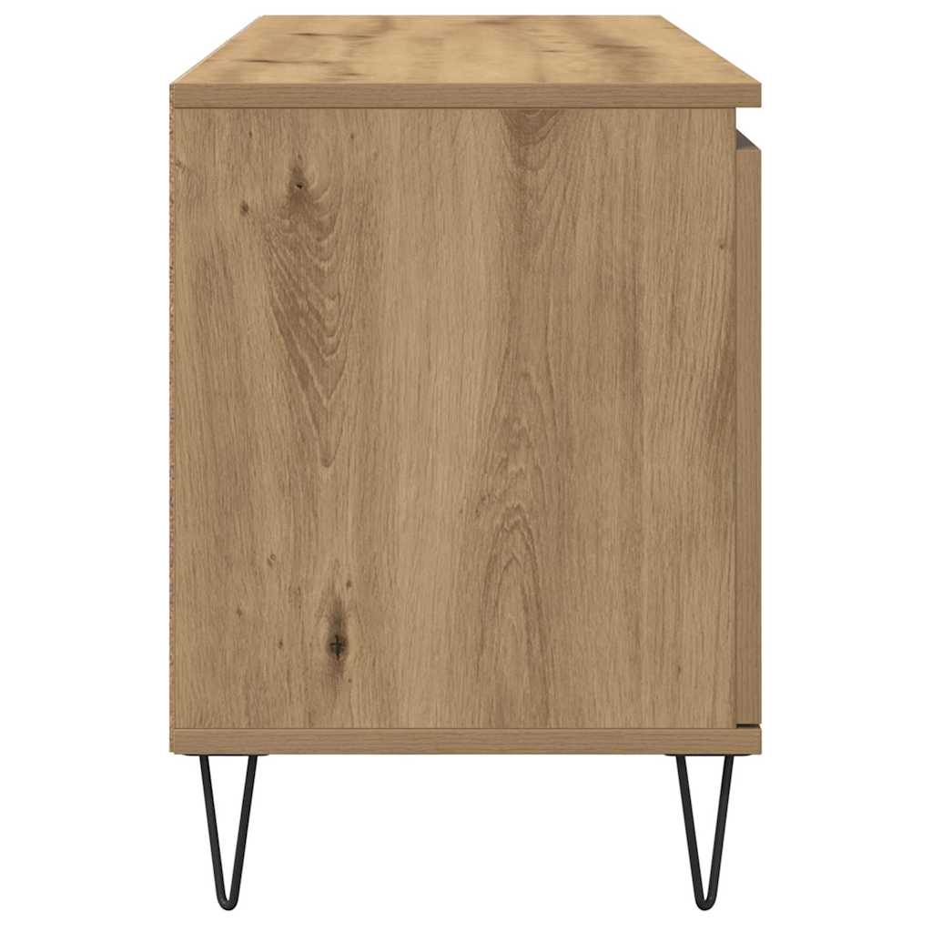 vidaXL TV Cabinet 104 x 35 x 50 cm Artisan Oak Engineered Wood