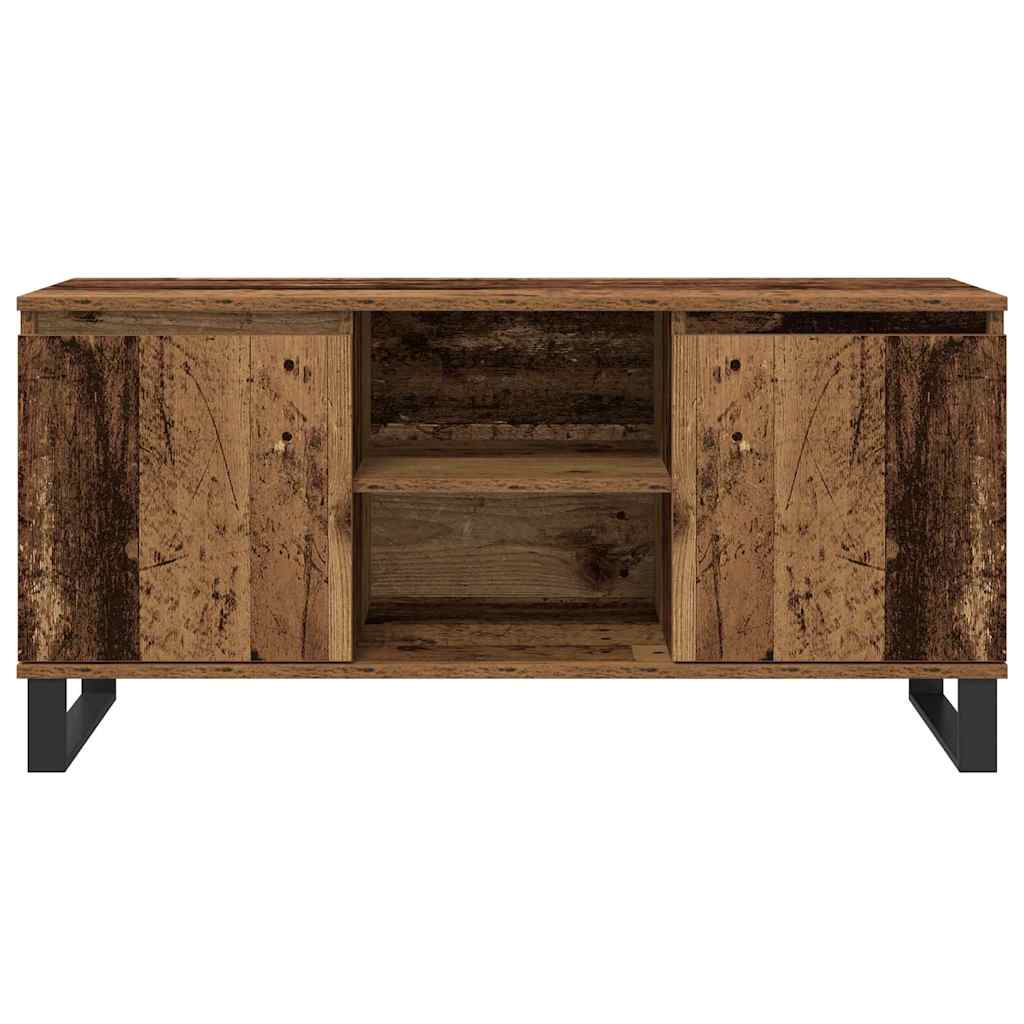 vidaXL TV Cabinet Old Wood 104 x 35 x 50 cm Engineered Wood