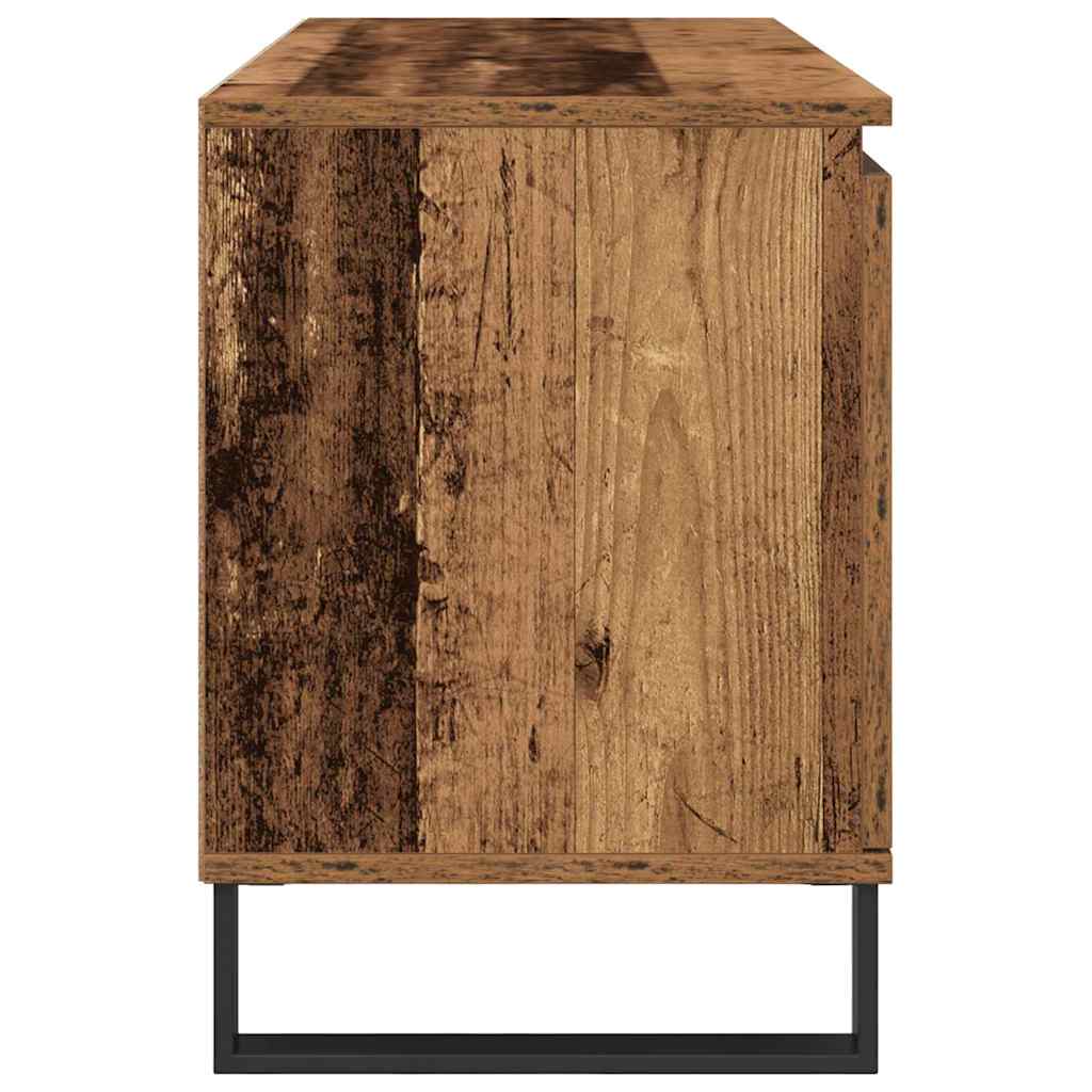 vidaXL TV Cabinet Old Wood 104 x 35 x 50 cm Engineered Wood