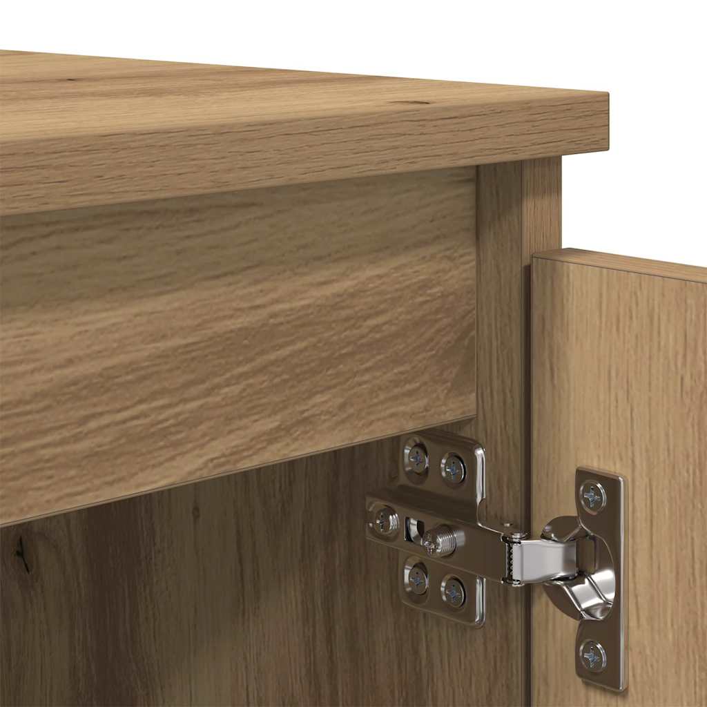 vidaXL TV Cabinet 104 x 35 x 50 cm Artisan Oak Engineered Wood