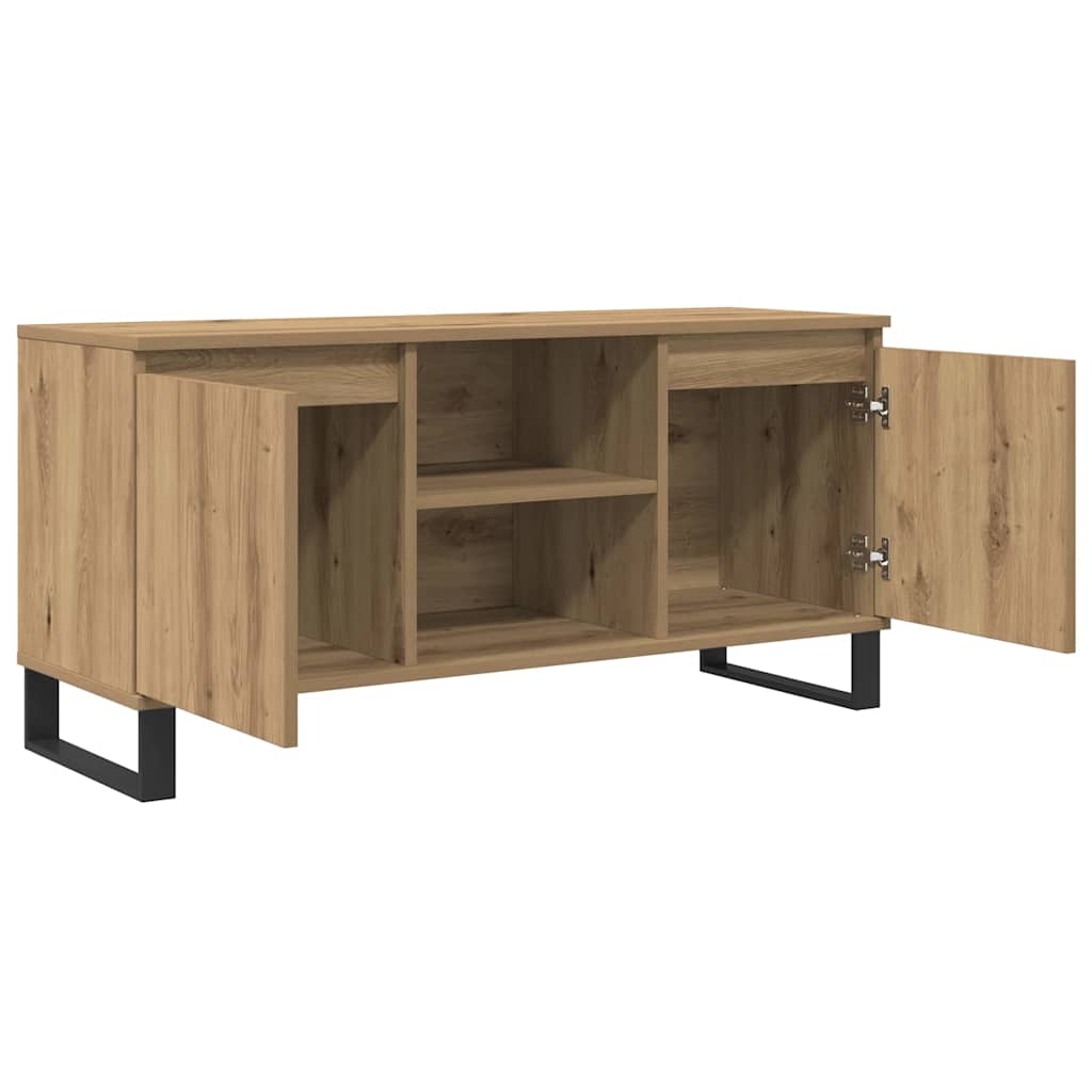 vidaXL TV Cabinet 104 x 35 x 50 cm Artisan Oak Engineered Wood