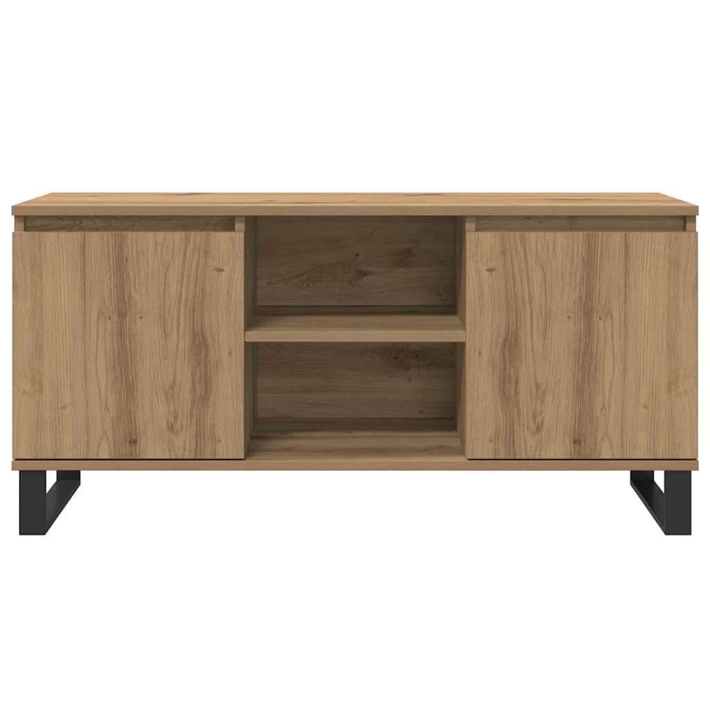 vidaXL TV Cabinet 104 x 35 x 50 cm Artisan Oak Engineered Wood