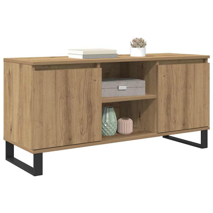 vidaXL TV Cabinet 104 x 35 x 50 cm Artisan Oak Engineered Wood