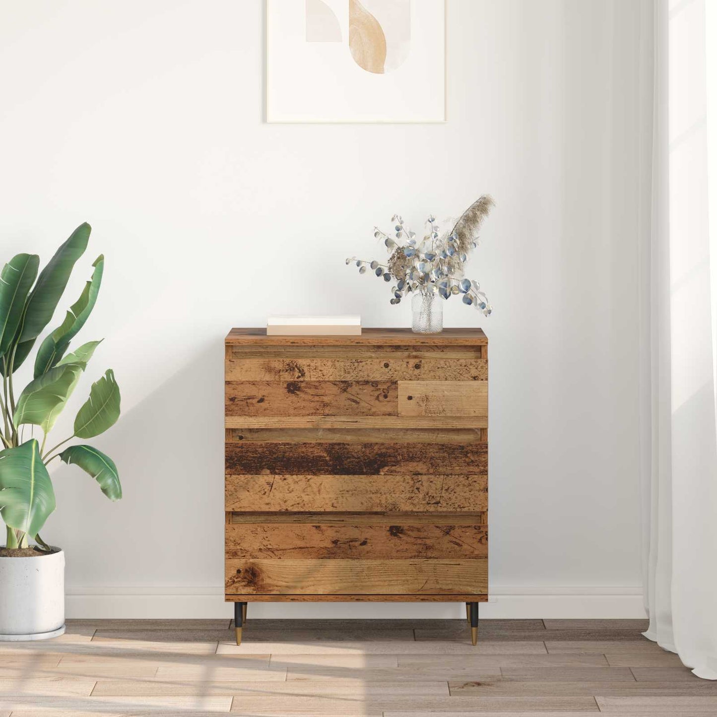 vidaXL Sideboard Old Wood 60 x 35 x 70 cm Engineered Wood