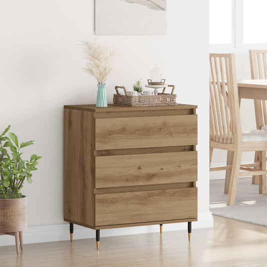 vidaXL Sideboard Artisan Oak 60 x 35 x 70 cm Engineered Wood