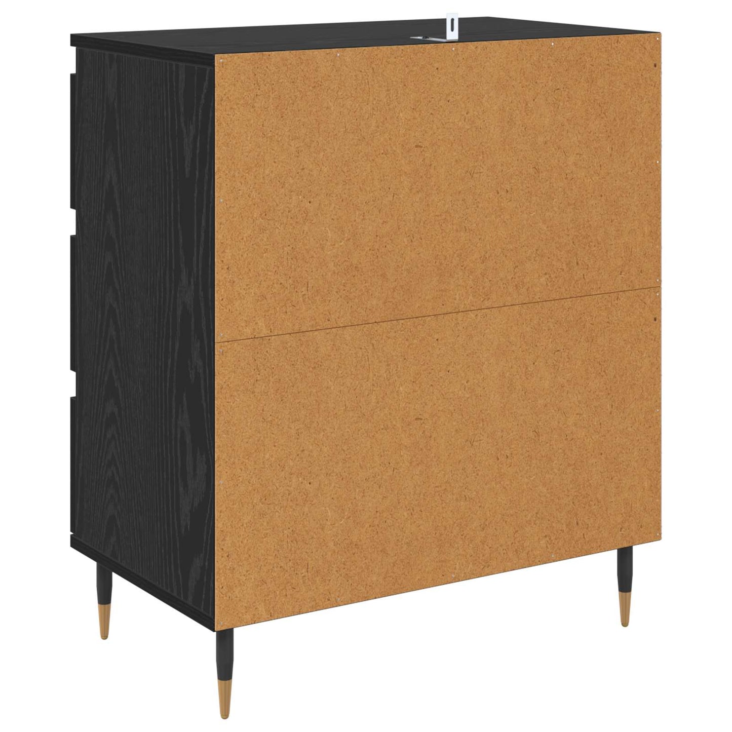 vidaXL Sideboard Black Oak 60 x 35 x 70 cm Engineered Wood