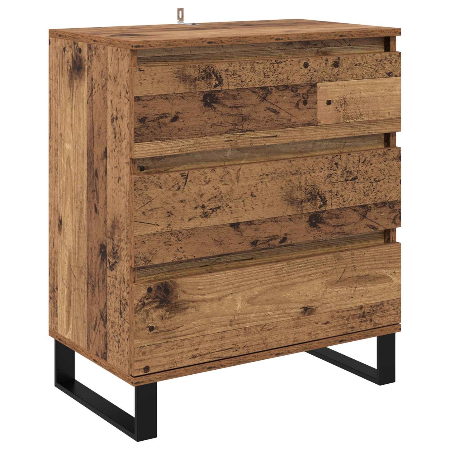 vidaXL Sideboard with Drawer Old Wood 60 x 35 x 70 cm Engineered Wood