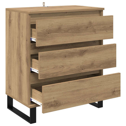 vidaXL Sideboard Artisan Oak 60 x 35 x 70 cm Engineered Wood