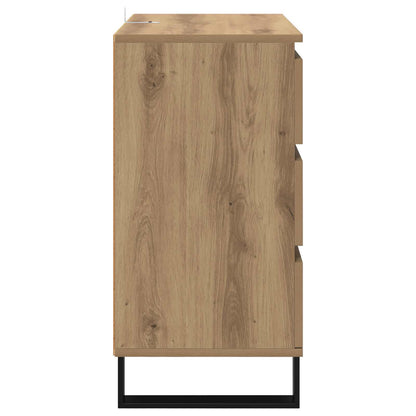vidaXL Sideboard Artisan Oak 60 x 35 x 70 cm Engineered Wood