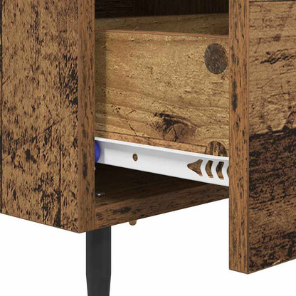vidaXL Bedside Cabinet 2 pcs Old Wood 40 x 35 x 47.5 cm