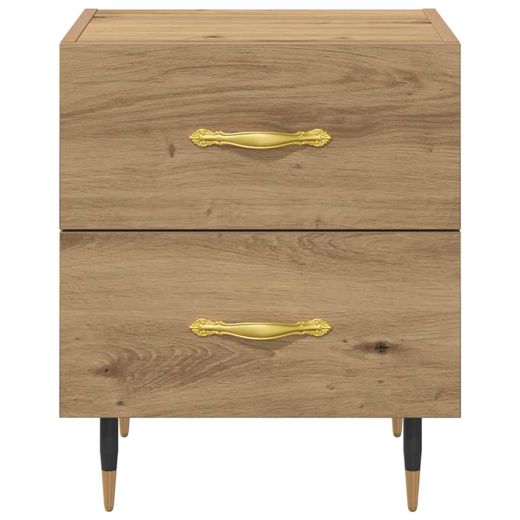 vidaXL Bedside Cabinet Artisan Oak 40 x 35 x 47.5 cm Engineered Wood