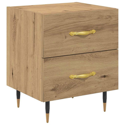 vidaXL Bedside Cabinet 2 pcs Artisan Oak 40 x 35 x 47.5 cm