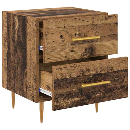 vidaXL Bedside Cabinet Old Wood 40 x 35 x 47.5 cm Engineered Wood