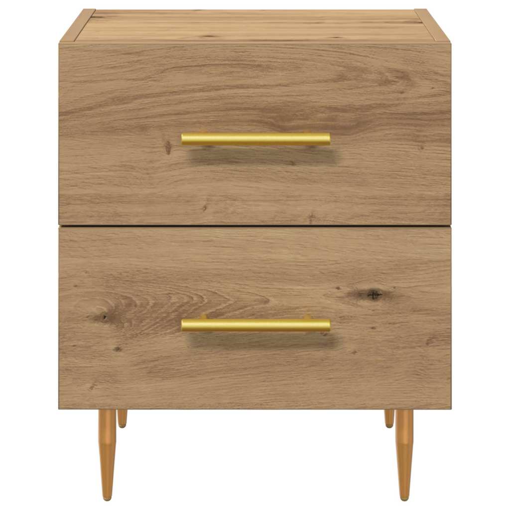vidaXL Bedside Cabinet 2 pcs Artisan Oak 40 x 35 x 47.5 cm