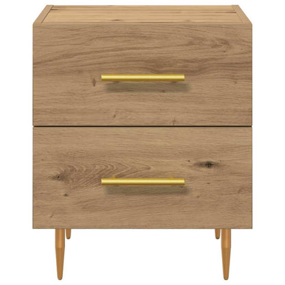 vidaXL Bedside Cabinet 2 pcs Artisan Oak 40 x 35 x 47.5 cm