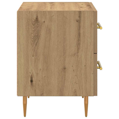 vidaXL Bedside Cabinet 2 pcs Artisan Oak 40 x 35 x 47.5 cm